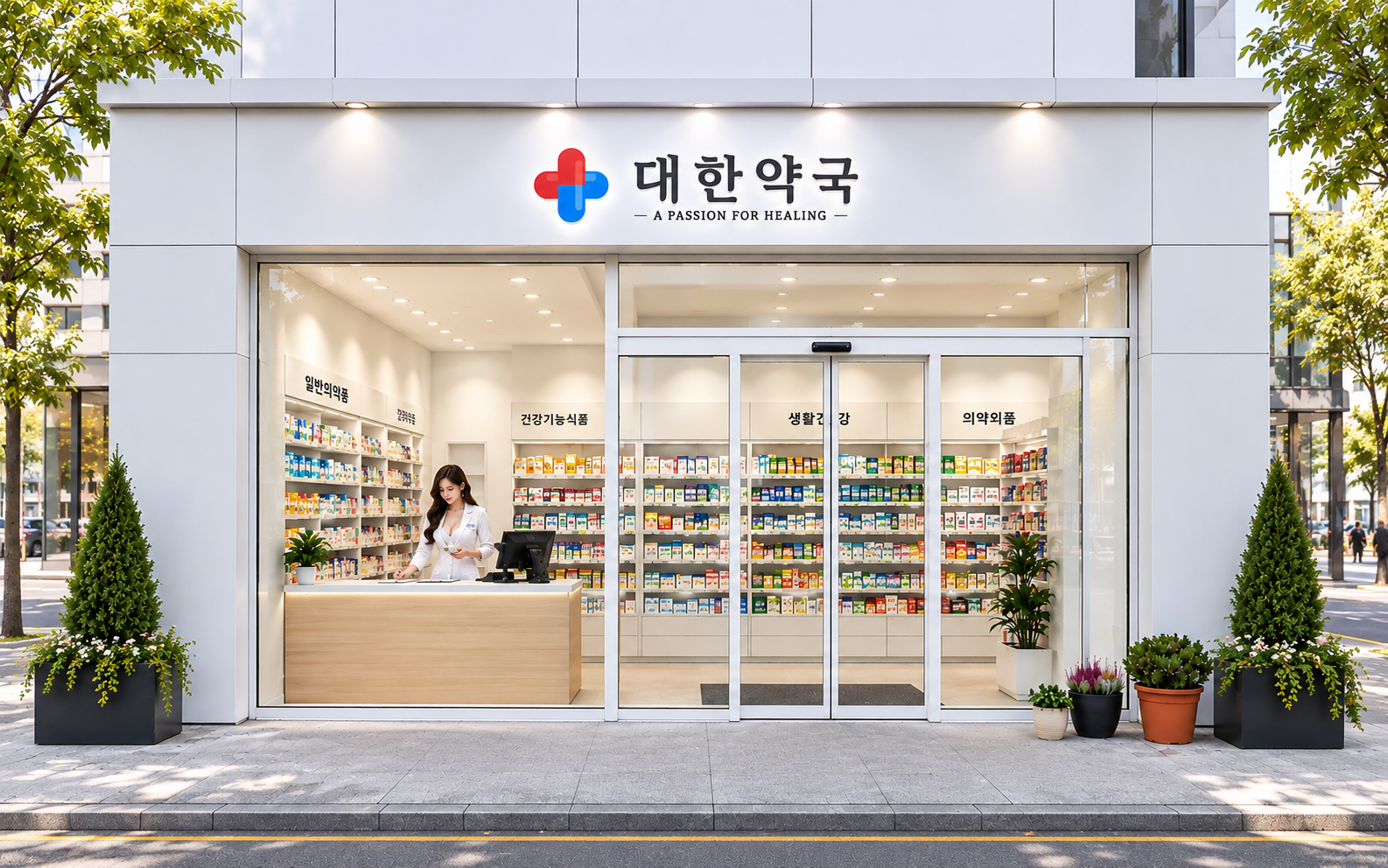 대한약국 매장